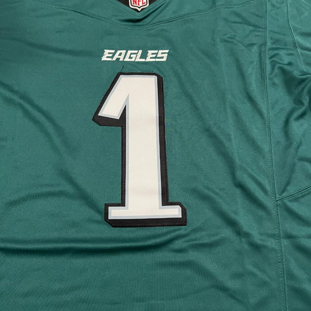 NFL Teal and Black Men's Jersey - Picture 3 of 6